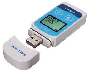 Termometr z zapisem danych USB/1xCR2032 IP67