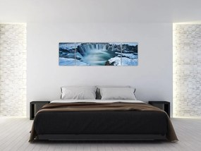 Obraz - Wodospad Bogów, Islandia (170x50 cm)