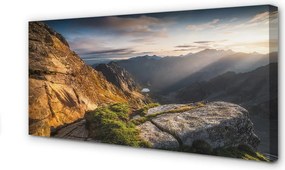 Obraz na płótnie Góry o Wschodzie Słońca