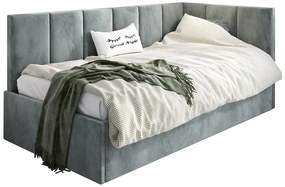 Łóżko dziecięce z barierkami i materacem 80x160 Deroti 8X