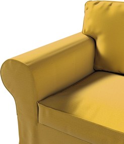 Pokrowiec na fotel Ektorp kolor żółty tkanina welwetowa
