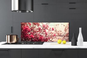 Panel Szklany Kwitnące Gałązki Drzewa