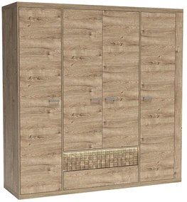 Szafa czterodrzwiowa dąb ribbeck H9-T38