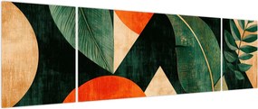Obraz - Geometryczne motywy naturalne II. (170x50 cm)