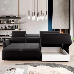 Narożnik MURILLO S Mini z elektryczną regulacją siedziska Prawostronny w tkaninie VOGUE 17 WERSAL