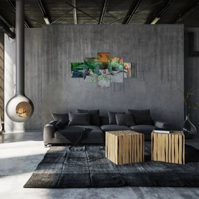 Obraz - Kameleon (125x70 cm)