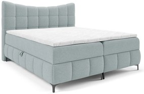 Błękitne pikowane łóżko kontynentalne 5 rozmiarów G9-A56