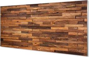 Panel szklany do Kuchni Drewniane Panele Ścienne