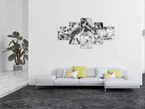 Obraz - Niebieski ptak zimą (125x70 cm)