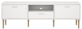 Biała szafka pod TV 177x57 cm Media – Tvilum