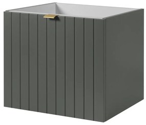 Szafka pod umywalkę HARMO 50 cm szaro-zielony półmat KROFAM