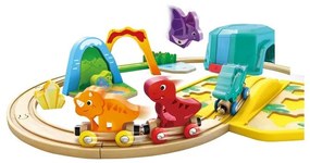 Hape Kolejka z wagonikami - Dinozaury