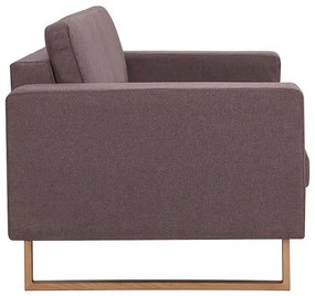 Elegancka trzyosobowa sofa Williams 3x -  taupe