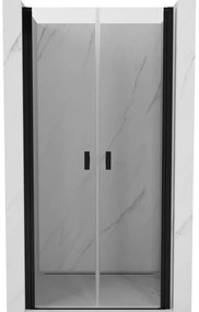 Mexen Mist drzwi prysznicowe uchylne 70 cm, transparent, czarne - 8A7-070-000-70-00