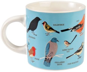 Niebiesko-kremowy ceramiczny kubek 350 ml Garden Birds – Rex London