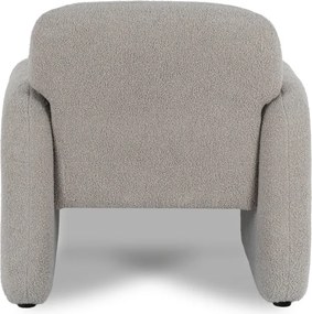 Fotel Wypoczynkowy do Salonu TOGO Szary Boucle Nowoczesny