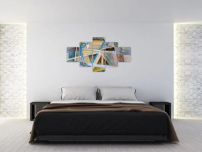 Obraz - Abstrakcja (125x70 cm)