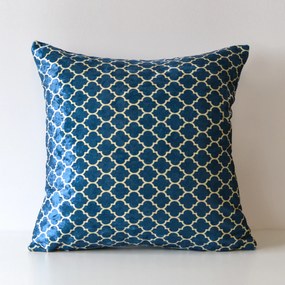 Ozdobna poszewka Maroko 04 w kolorze granatu