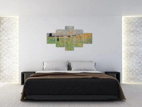 Obraz - Georges Seurat, A Summer Landscape, reprodukcje (125x70 cm)