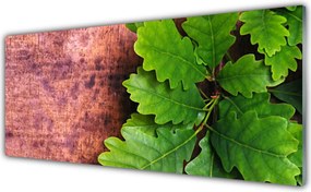 Panel Szklany do Kuchni Szlachetne Liście Dębu