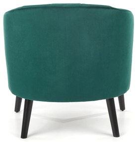 MARSHAL Fotel wypoczynkowy, Ciemny zielony, Klasyczny, Podłokietniki