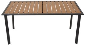 Stół ogrodowy 160 x 90 Solar brązowy PATIO