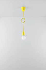 Żółta lampa wisząca w stylu industrialnym - EX541-Diegi