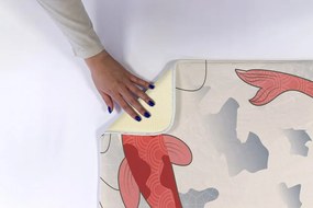 Dywanik łazienkowy antypoślizgowy Dywanik łazienkowy antypoślizgowy Rybki Karpie