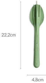 Turystyczny zestaw sztućców KLIKK ORGANIC, KOZIOL
