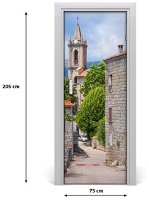 Fototapeta samoprzylepna na drzwi Miasteczko ulica