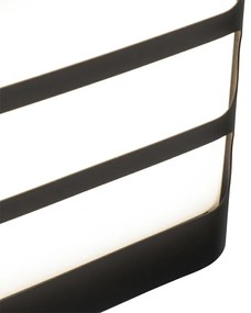 Nowoczesna lampa ścienna czarna w tym LED IP44 - Gaev