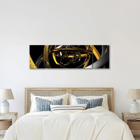 Obraz nowoczesnej abstrakcji (170x50 cm)