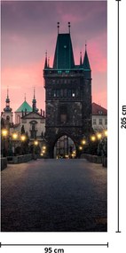 Fototapeta na drzwi - Na Moście Karola (95x205cm)