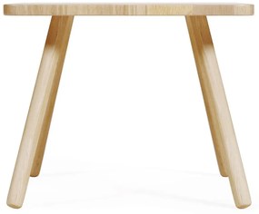 Stolik dla dzieci z litego drewna kauczukowego 55x55 cm Dilcia – Kave Home