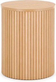 Stolik kawowy okrągły Tamis 40 cm - naturalny