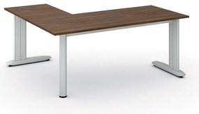Narożne biurko PRIMO FLEXIBLE, 180x160 cm, orzech