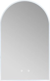 Lustro łazienkowe arkadowe przeciwparowe z diodami LED - szer. 50 x wys. 80 cm - ARCADI