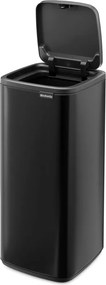 Stalowy kosz na śmieci otwierany na dotyk w kolorze matowej czerni 30 l Bo Touch – Brabantia