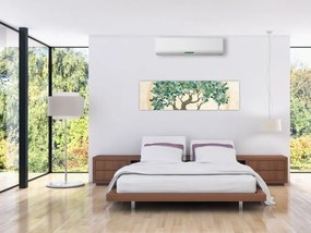 Obraz – Elegancka mozaika z drzewem (170x50 cm)