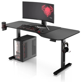Biurko z regulacją wysokości DIABLO X-TENSIO 1600 czarne