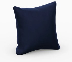 Niebieska aksamitna poduszka do sofy modułowej Rome Velvet – Cosmopolitan Design