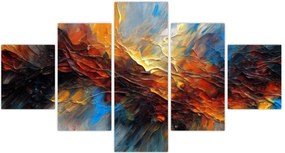 Obraz - Tekstura koloru (125x70 cm)