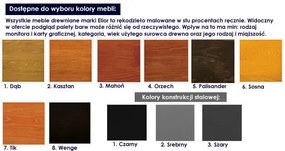 Drewniany leżak tarasowy Zeris - 24 kolory