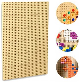 Masterkidz panel ścienny tablica naukowa kreatywna stem 120x80 cm bez panelu montażowego