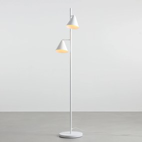 Metalowa lampa stojąca Form 2 o prostej formie