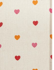 Zasłona do pokoju dziecka AMOUR w serduszka, 140 x 260 cm