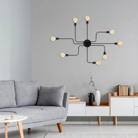 Czarny kinkiet Truva – Opviq lights
