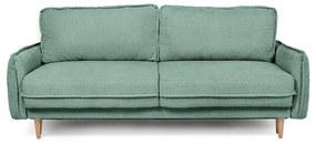 Zielona rozkładana sofa z materiału bouclé 215 cm Patti – Bonami Selection