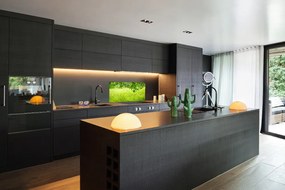 Panel dekor szkło Zielona łąka