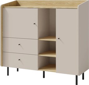 Komoda VETTA 125 cm do Salonu Sypialni Odcienie beżu